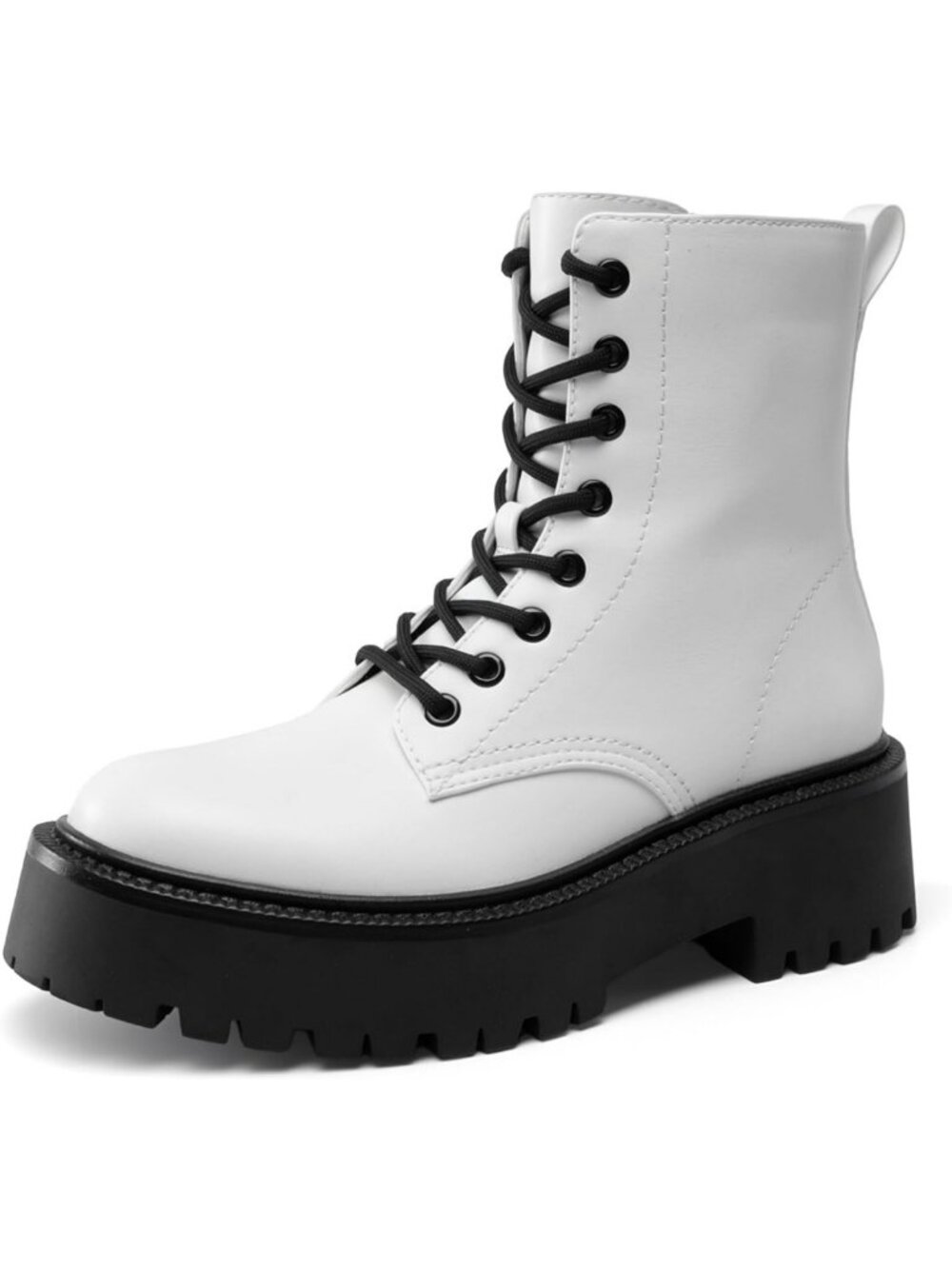 Stylish Women's Platform Combat Ankle Boots - Trendy, Comfortable, Versatile